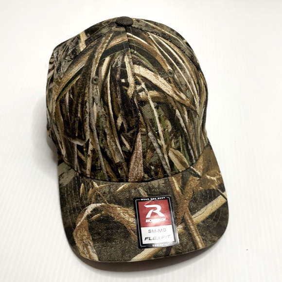 Richardson Men’s Camo Baseball Cap SM-MD Flexfit - Picture 1 of 8